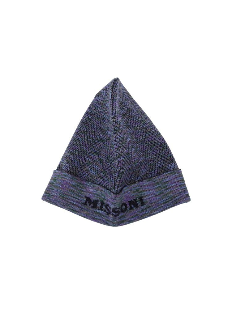 Missoni CP00WOUA488_0003_ONESIZE_Missoni Textured Wool Beanie — Navy