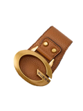Guess Logo-Embossed Leather Crossbody Bag — Brown