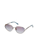 Ana Hickmann AH3354 Gradient Lens Sunglasses — Silver