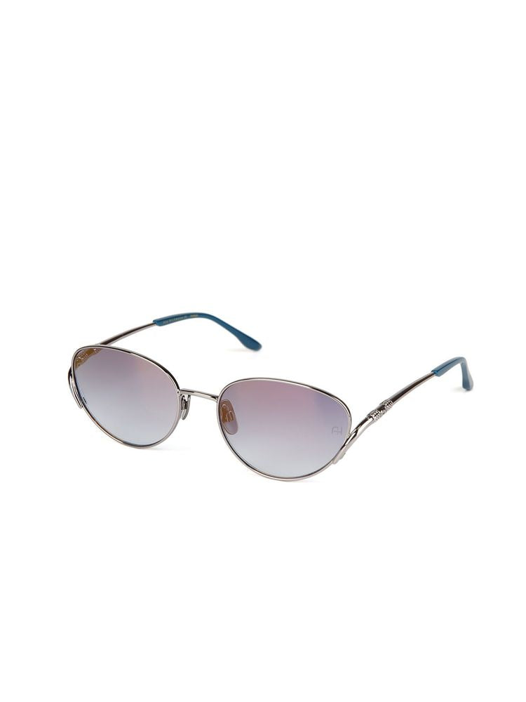 Ana Hickmann AH3354 Gradient Lens Sunglasses — Silver