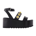 Fabrizio Viti Tima Platform Sandal — Black