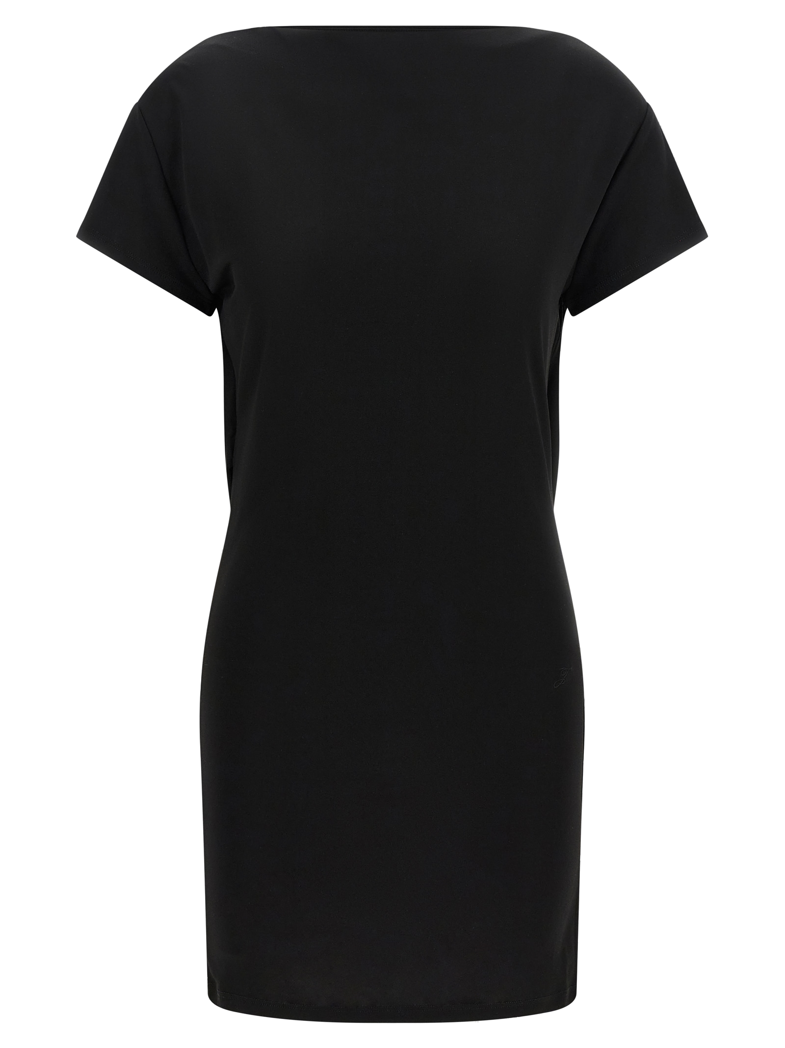 Jacquemus Viscose Jersey Dress — Black