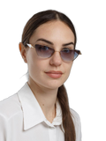Ana Hickmann AH3347 Metal Frame Sunglasses — Gold