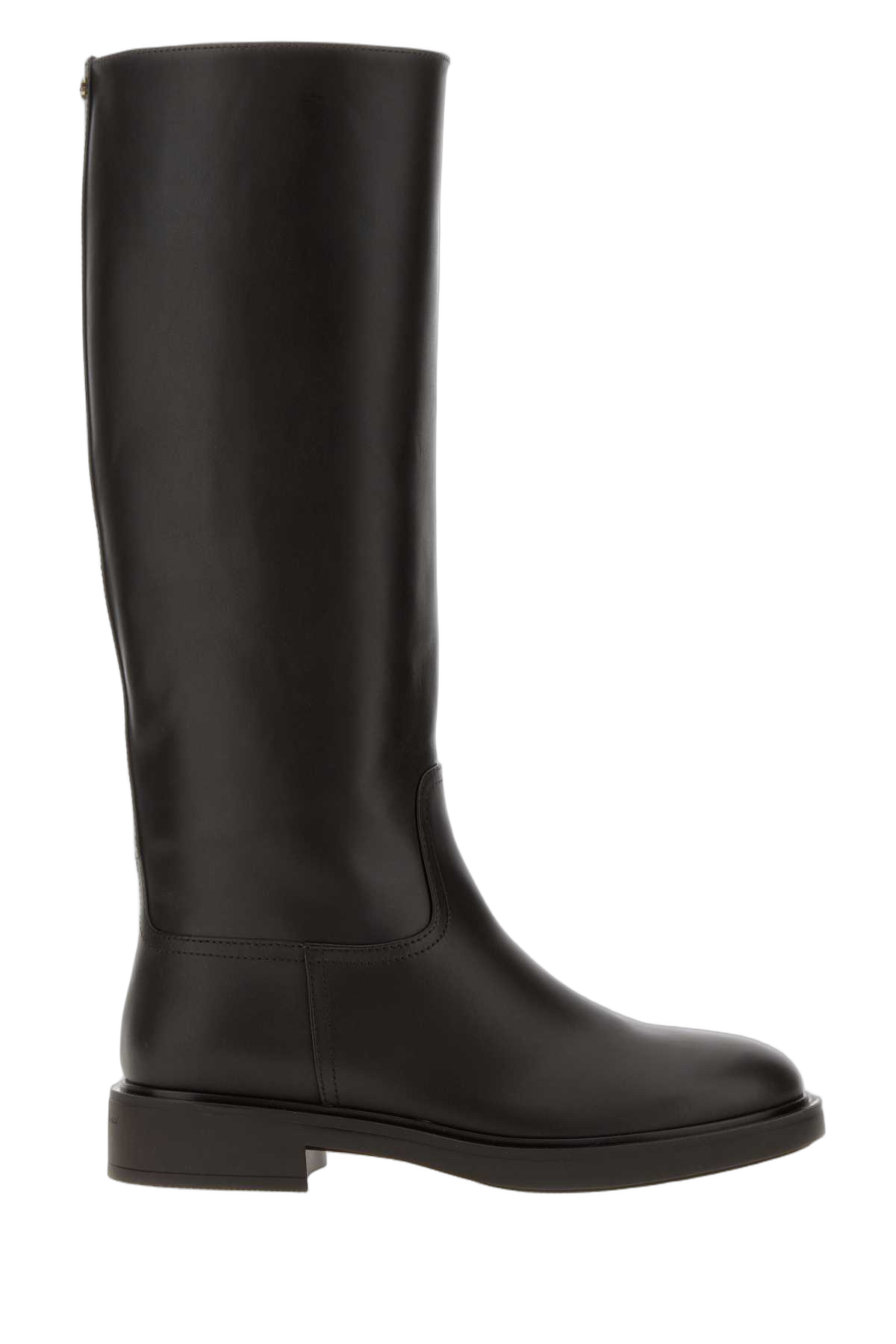 Gianvito Rossi Tall Leather Boot — Brown