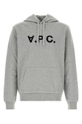 A.P.C. Logo-Embroidered Sweatshirt — Gray