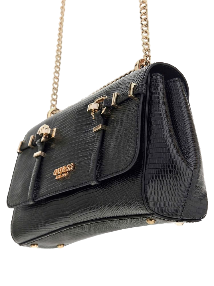 Guess Leona Crossbody Bag — Black
