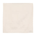 Toteme Embroidered Monogram Silk Scarf — Beige