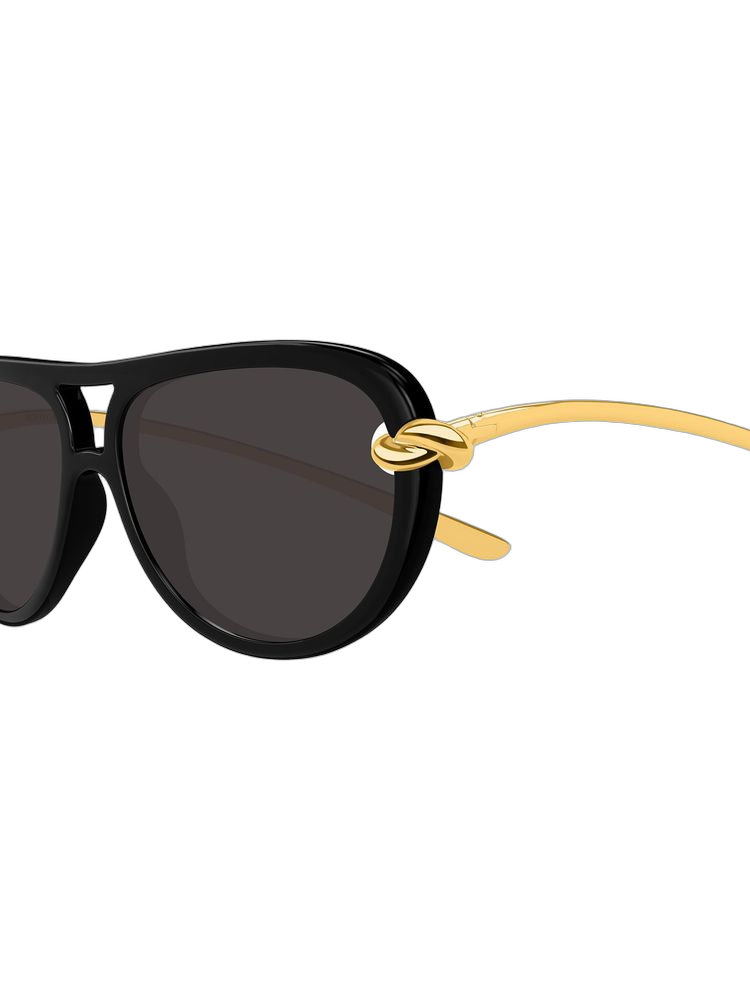 Bottega Veneta BV1418S Bio Injection Sunglasses — Black