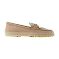 Tod's Calfskin Leather Loafer — Beige