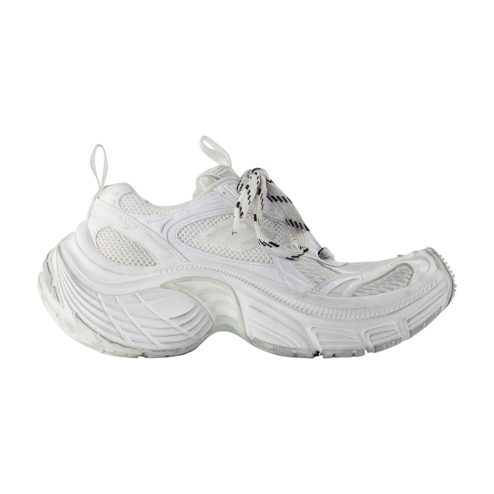 Balenciaga Sculptural Exoskeleton Design Sneaker — White