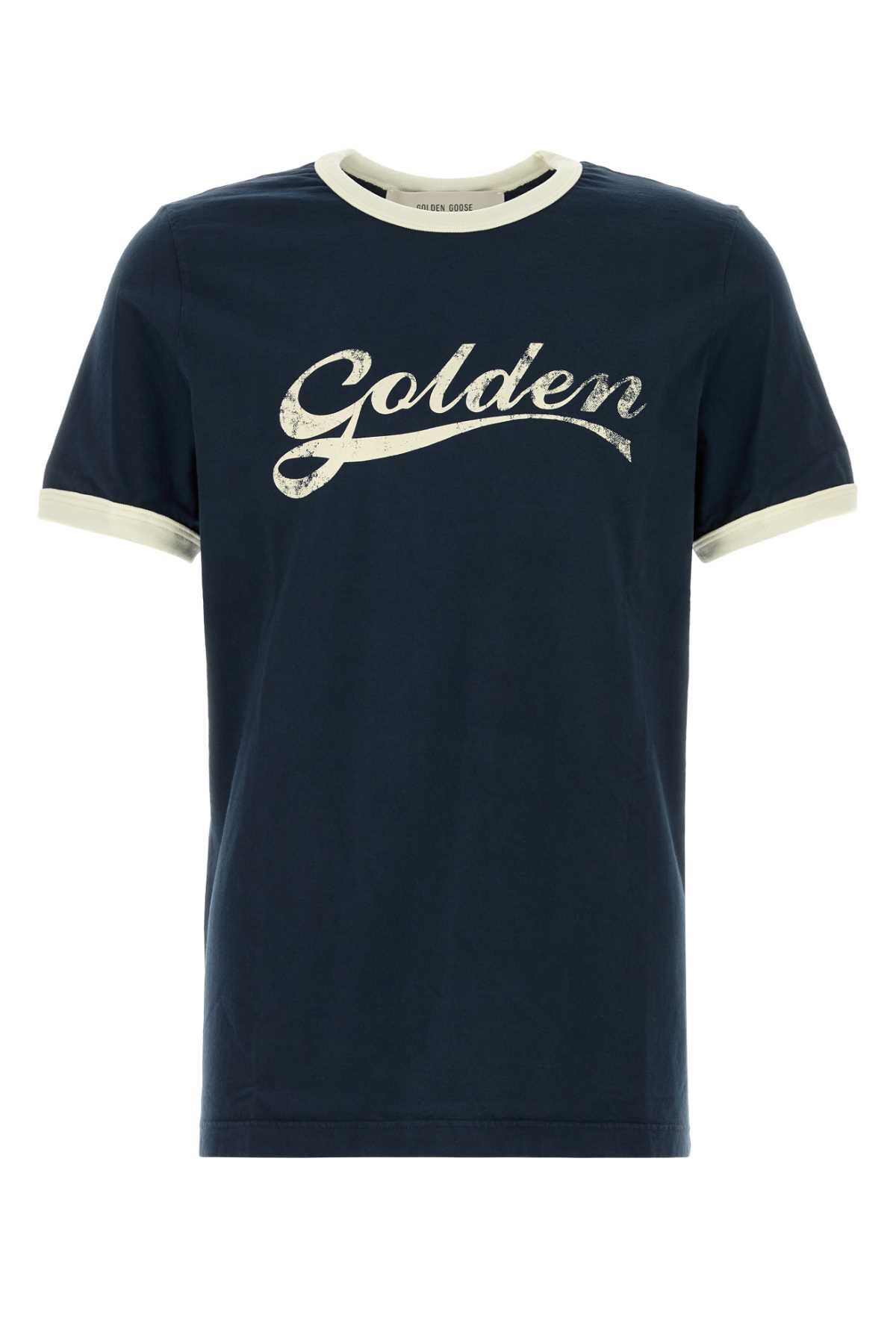 Golden Goose Deluxe Brand Garment T-Shirt — Navy