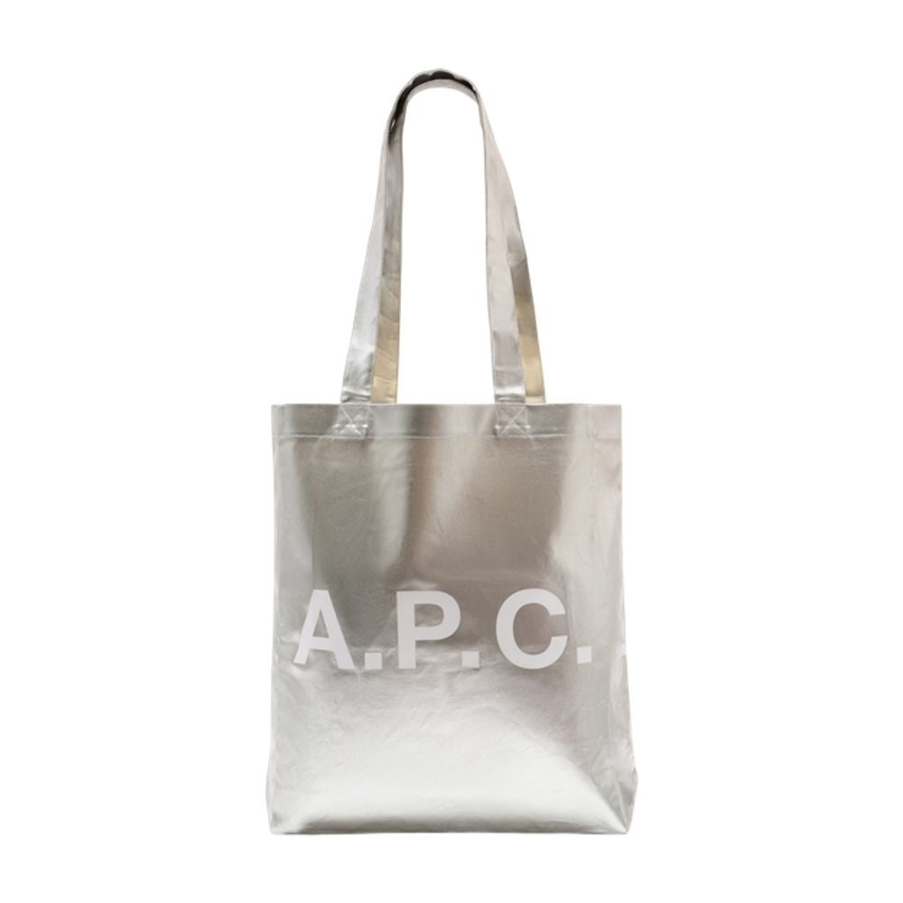 A.P.C. Lou Tote Bag — Silver