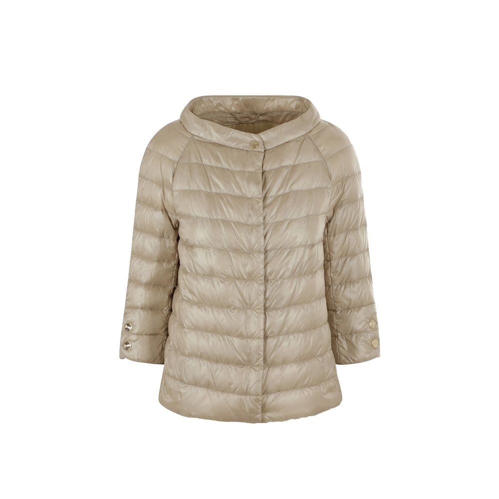Herno Quilted Goose Down Down Jacket — Beige
