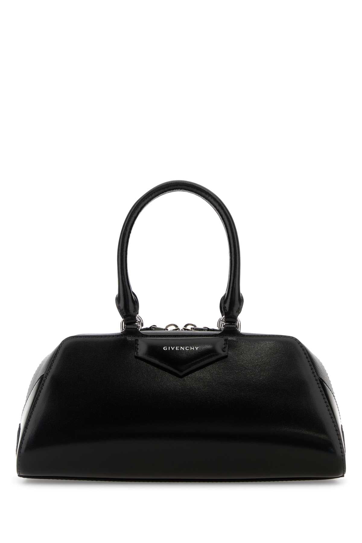 Givenchy Polished Calf Top Handle Bag — Black