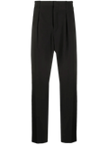 Valentino Pleated Detail Trousers — Black