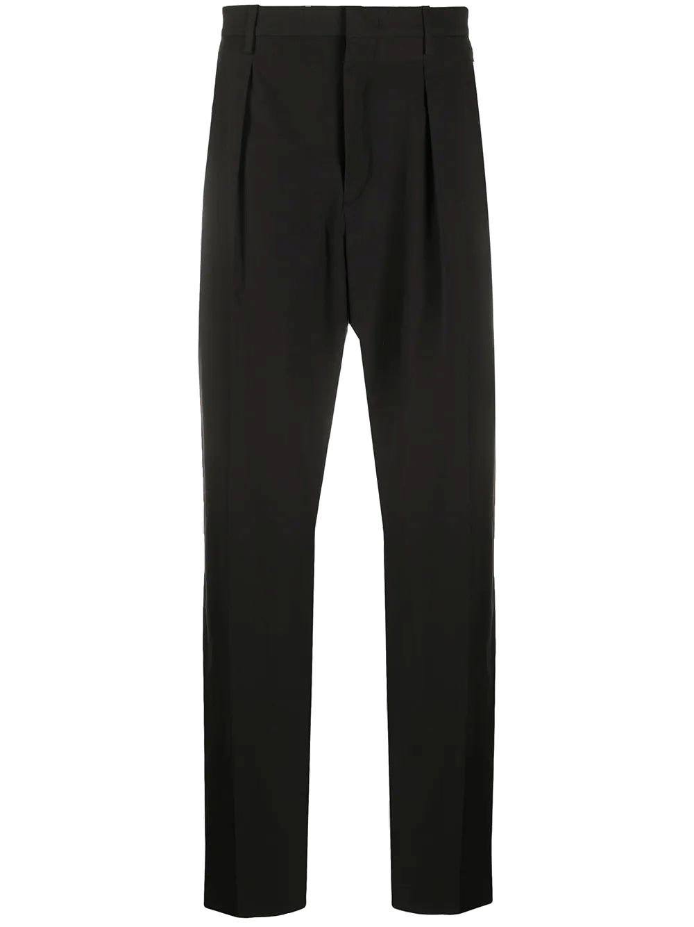 Valentino Pleated Detail Trousers — Black