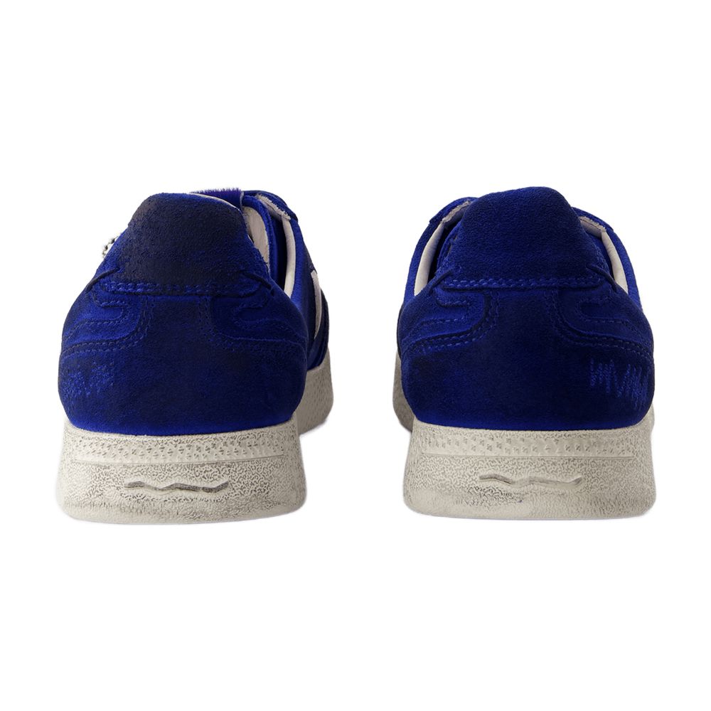 Ader Error Leather Low-Top Sneaker — Blue