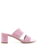 Ferragamo Gancini Slip-On Sandal — Pink