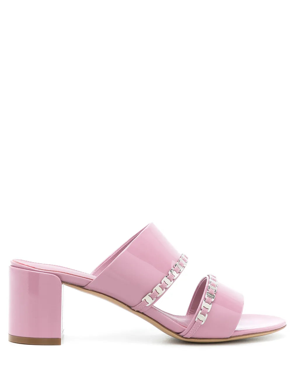 Ferragamo Gancini Slip-On Sandal — Pink