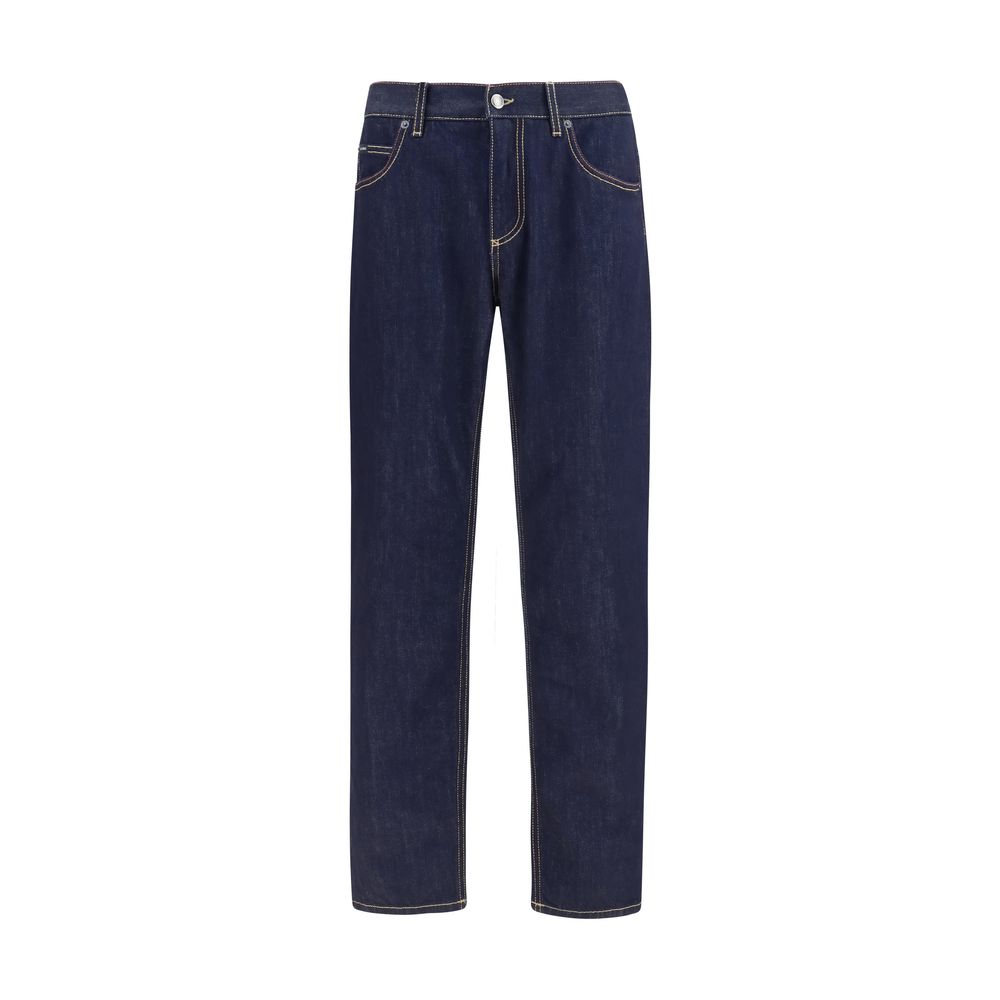 Dolce & Gabbana Regular-Fit Denim Jeans — Navy