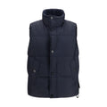 Stone Island Crinkle Reps NY Vest — Navy