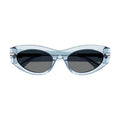 Bottega Veneta BV1189S003 Cat-eye Crystal Sunglasses — Blue