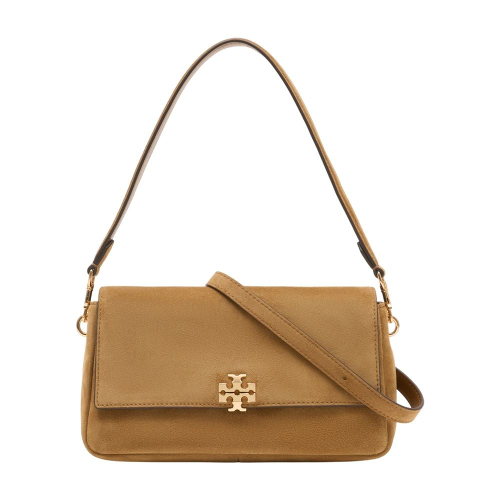 Tory Burch Charlie Shoulder Bag — Brown