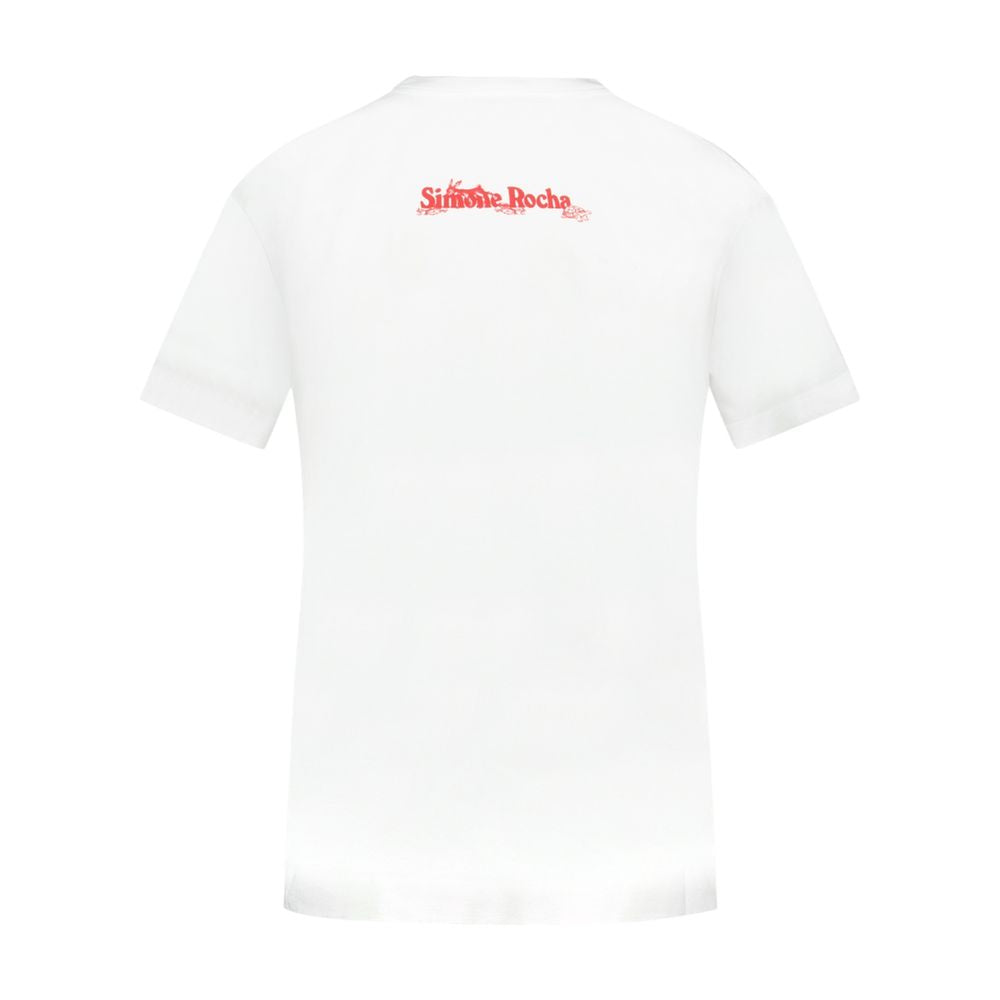 Simone Rocha Hare Illustration T-Shirt — White