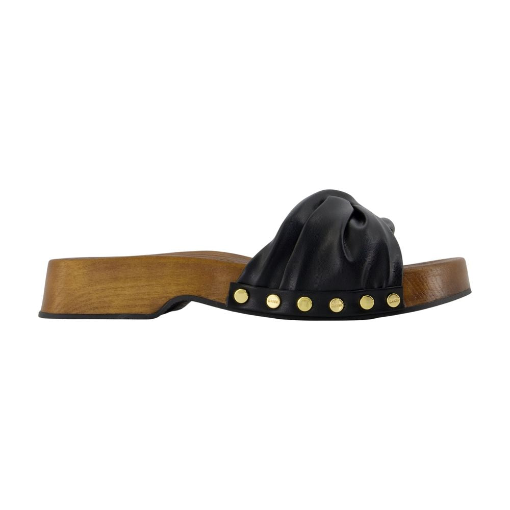 Ganni Tia Fairy Mule — Black
