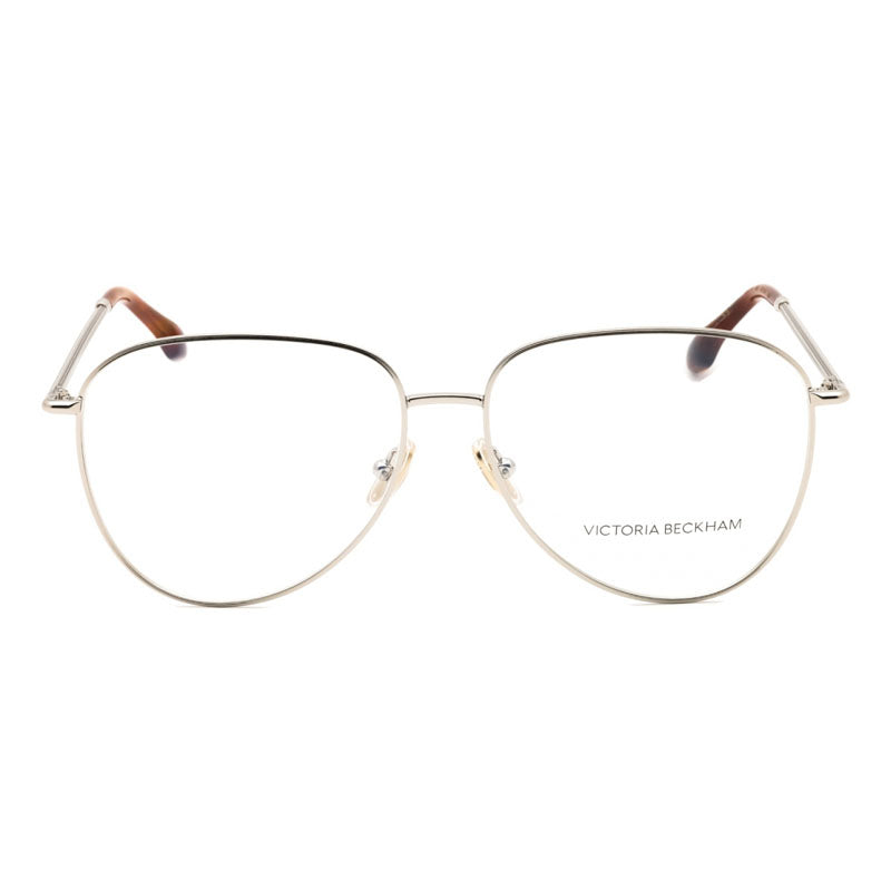 Victoria Beckham VB2116040 Aviator Full Rim Eyeglasses — Silver