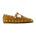 Ganni Mary Jenny Ballet Flat — Khaki