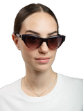Furla SFU982 Glossy Gradient Purple Acetate Sunglasses — Purple