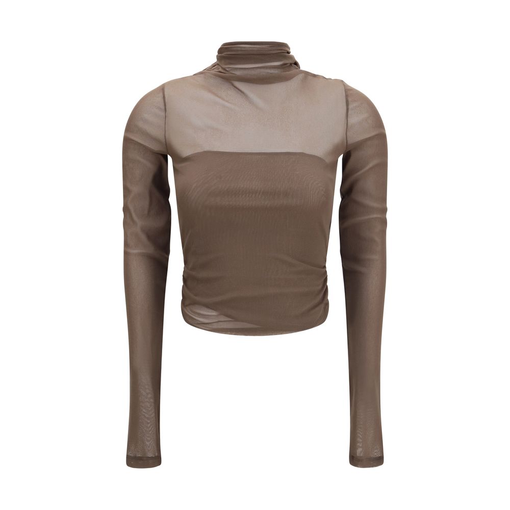 Lemaire Ballerina Top Bodysuit — Brown