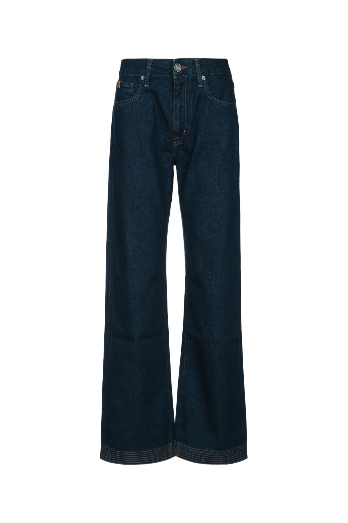 Jacob Cohen Wide-Leg Denim Jeans — Navy