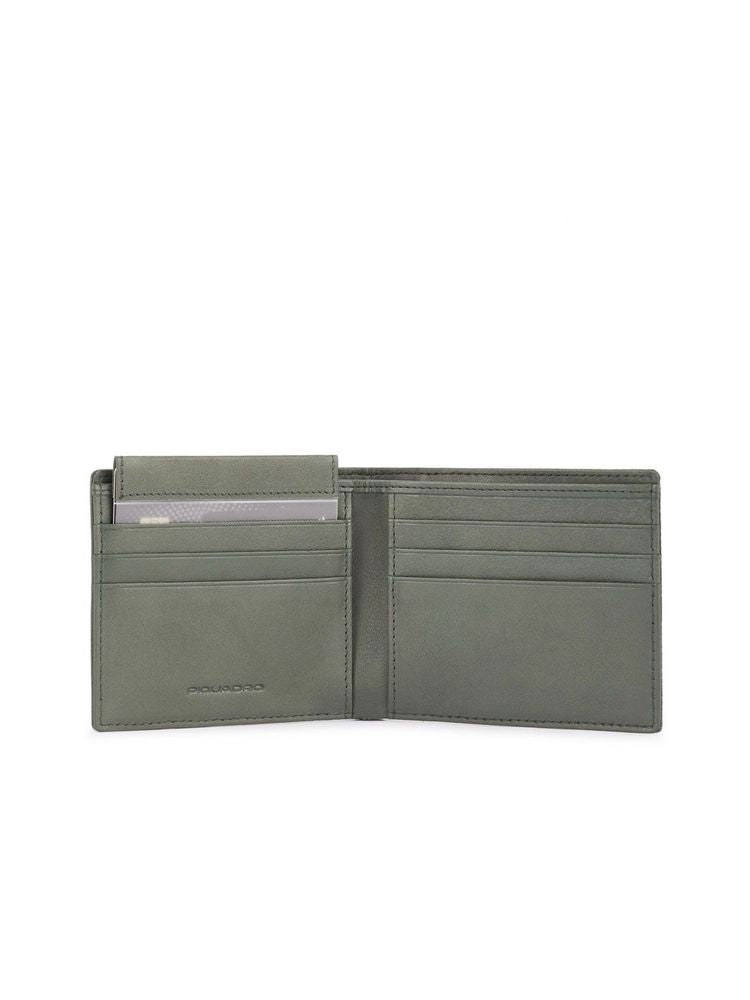 Piquadro Recycled Polyester Wallet — Green