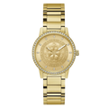 Guess Crystal-Embellished Gold Watch — Gold