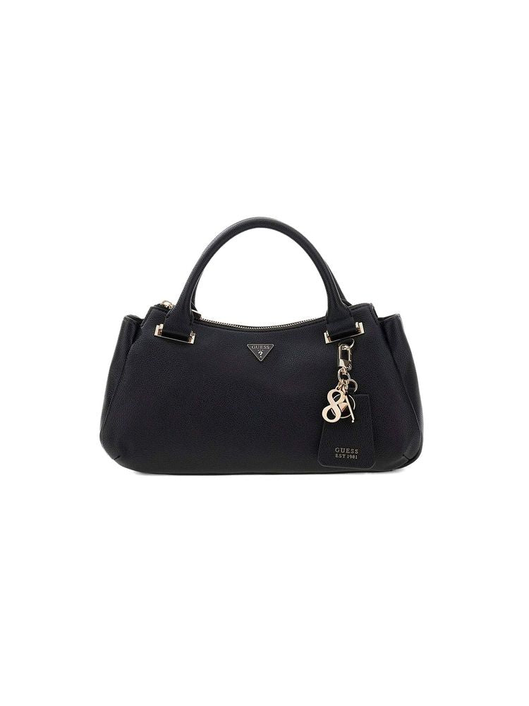 Guess Evie Triple Comp Shoulder Bag — Black