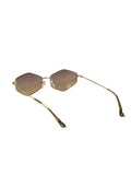 Hickmann HI3231 Gold Metal Sunglasses — Gold