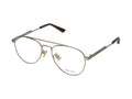 Bottega Veneta BV1340OK Metal Aviator Eyeglasses — Gold