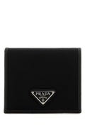 Prada Nylon and Leather Wallet — Black