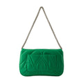 Alexander McQueen Quilted Leather Crossbody Bag — Green