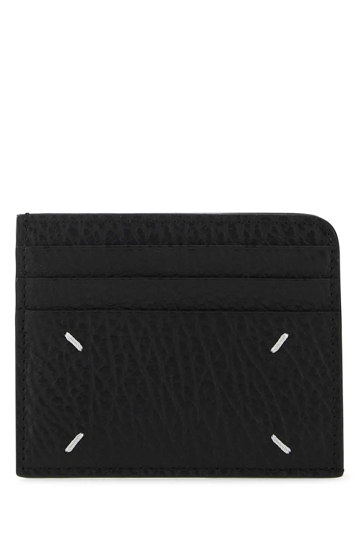 Maison Margiela Leather Card Case — Black
