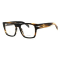 David Beckham Square Full Rim Acetate Eyeglasses — Brown