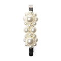 Simone Rocha Pearl-Embellished Flower Hair Clip — White