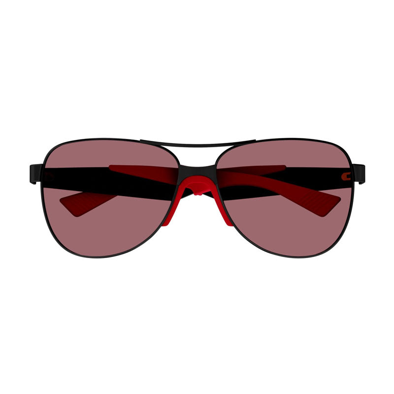 Bottega Veneta BV1231S004 Metal Frame Sunglasses — Black