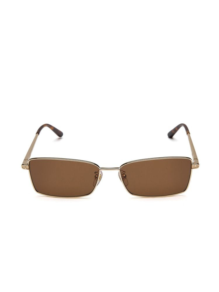 Furla SFUB18 Rectangle Metal Sunglasses — Brown