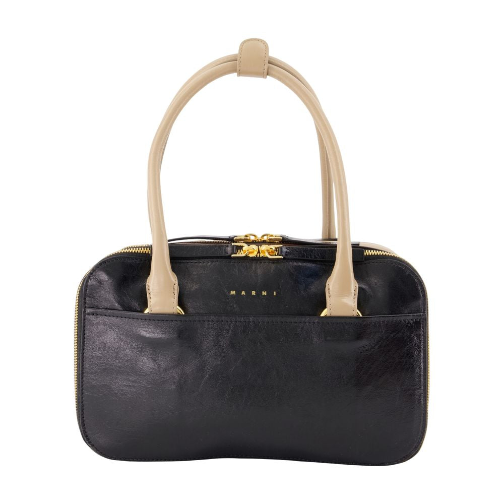 Marni Bauletto Shoulder Bag — Black