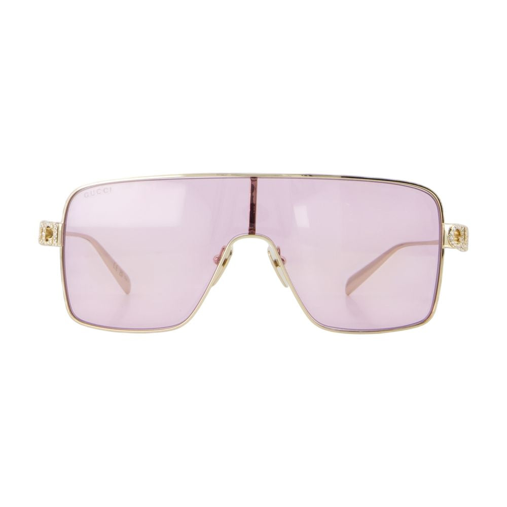Gucci GG1936S-005 Gold-Toned Acetate Sunglasses — Pink