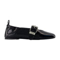 Ganni Sue Box Ballerina Flat — Black