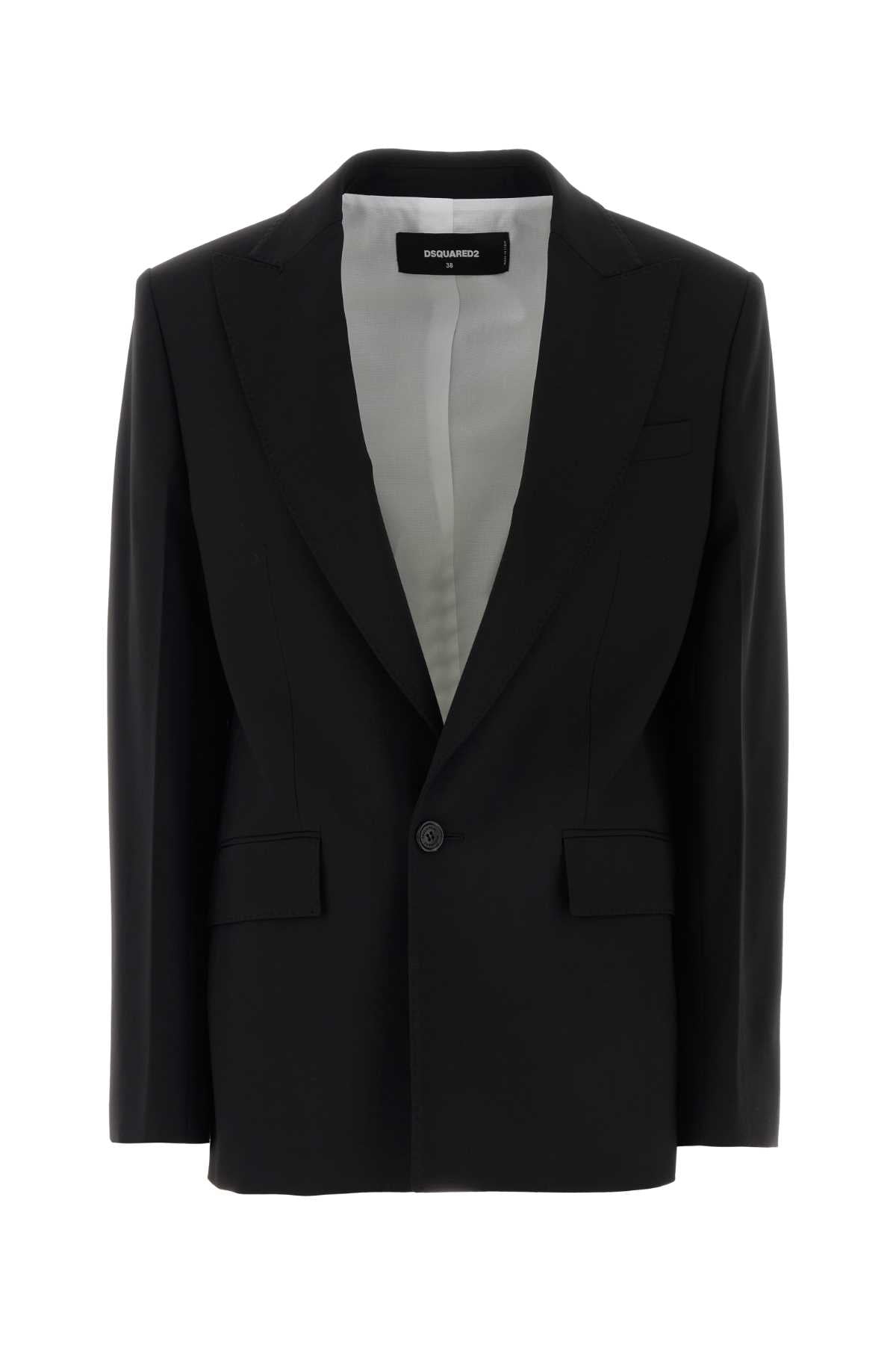 Dsquared2 Over Blazer — Black